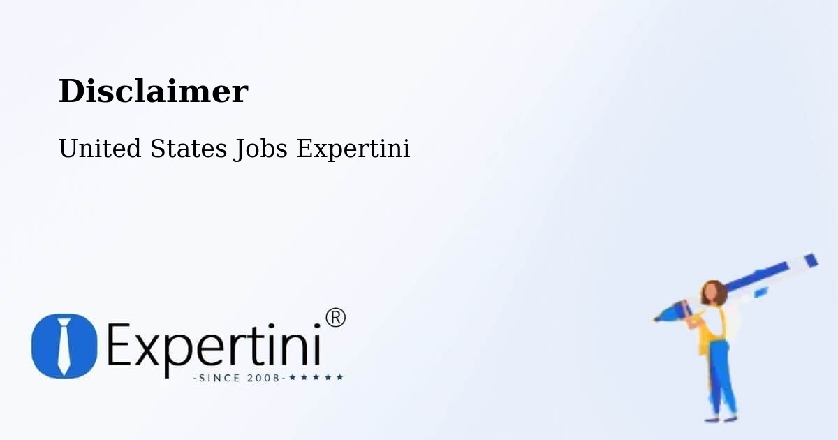 Disclaimer – Cheshire - United States Jobs Expertini
