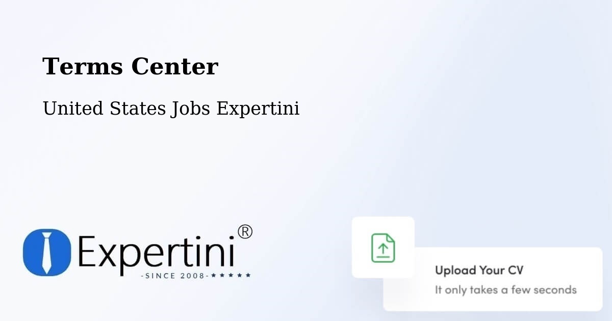 Terms of Service – Cheshire - United States Jobs Expertini